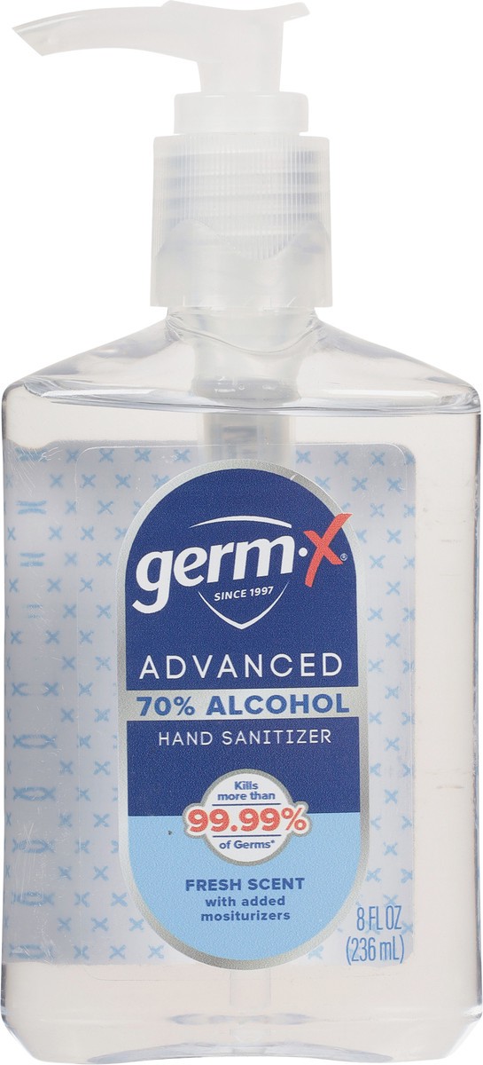 slide 9 of 13, Germ-X Advanced Moisturizing Fresh Scent Hand Sanitizer 8 fl oz, 8 fl oz