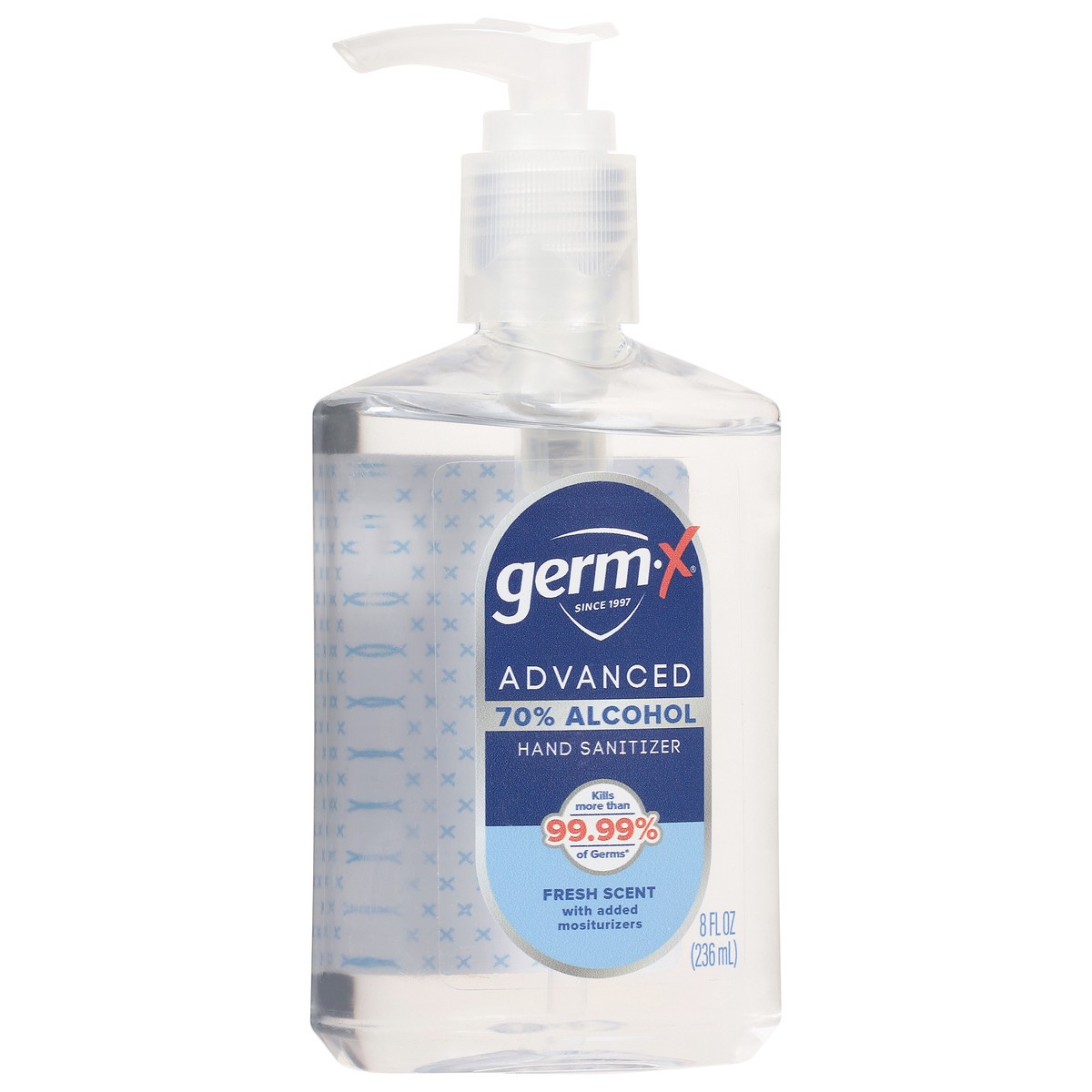 slide 8 of 13, Germ-X Advanced Moisturizing Fresh Scent Hand Sanitizer 8 fl oz, 8 fl oz