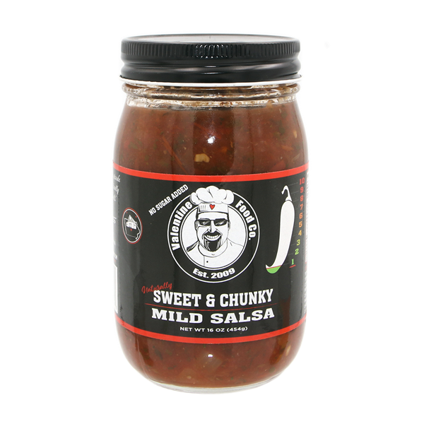 slide 1 of 1, Valentine Bros Sweet & Chunky Mild Salsa - 16 oz, 16 oz