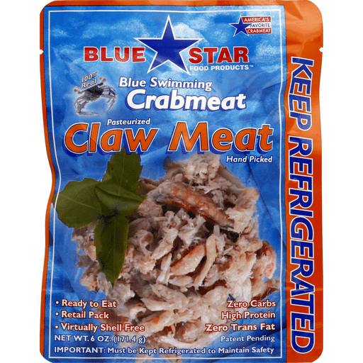 slide 1 of 2, North Coast Brewing Co. Blue Star Crabmeat, Claw Meat, 6 oz