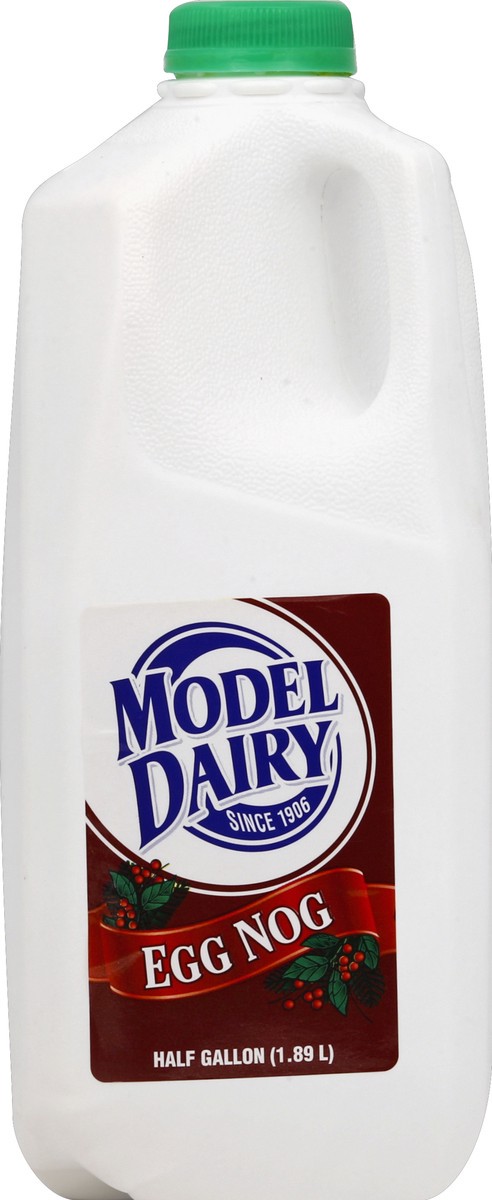 slide 1 of 10, Model Dairy Egg Nog 0.5 gl, 1/2 gal