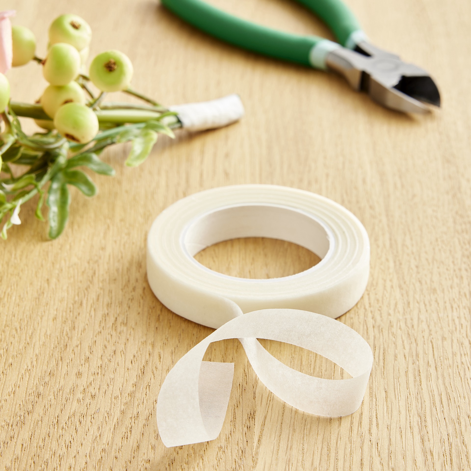 slide 3 of 3, White Floral Tape By Ashland, 55 ft