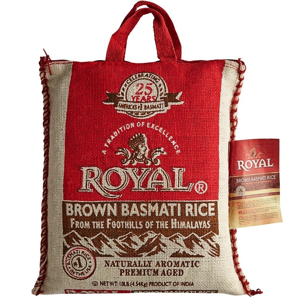 slide 1 of 1, Royal Brown Basmati Rice, 10 lb