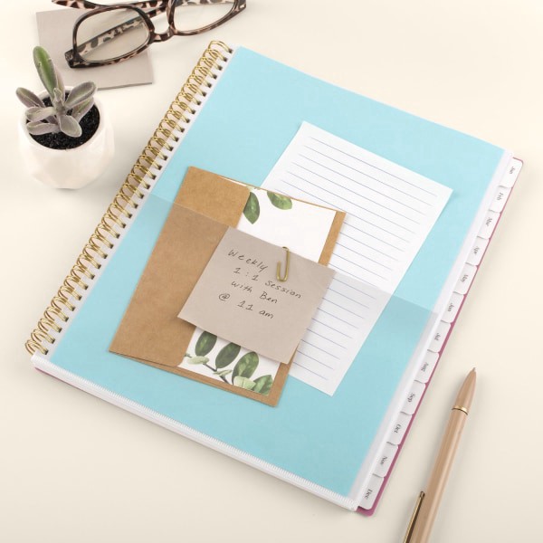 slide 5 of 10, Cambridge® WorkStyle® Balance 2026 Weekly Monthly Planner, Cosmetic Pink, Large, 5 1/2"" x 8 1/2"", 1 ct