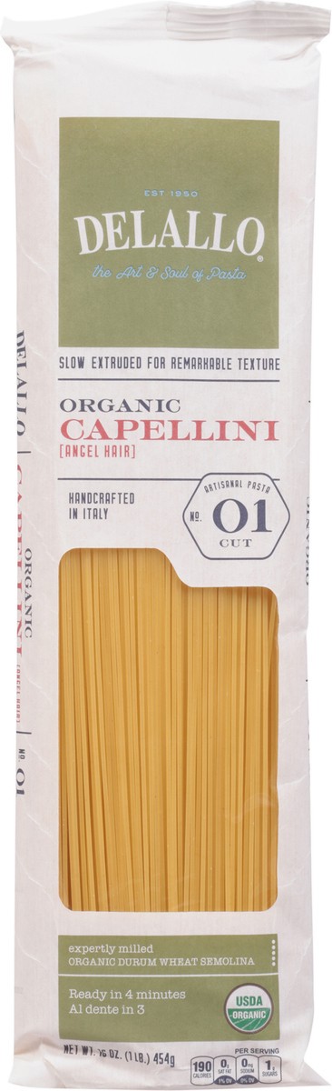 slide 5 of 13, Delallo Pasta Capellini, 16 oz