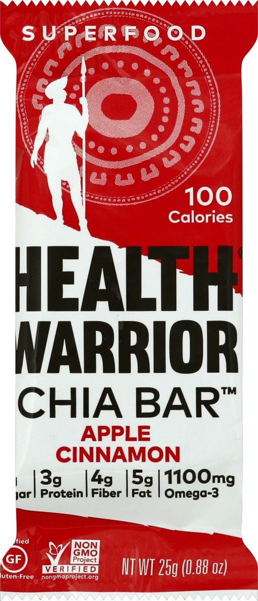 slide 5 of 5, Health Warrior Apple Cinnamon Bar , 0.88 oz