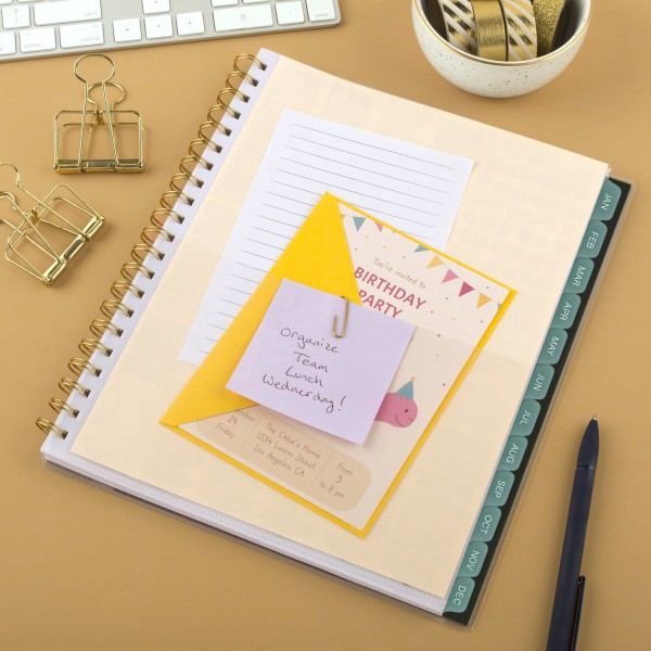 slide 5 of 10, Cambridge® Emerald Isle 2026 Weekly Monthly Planner, Large, 8 1/2"" x 11"", 1 ct