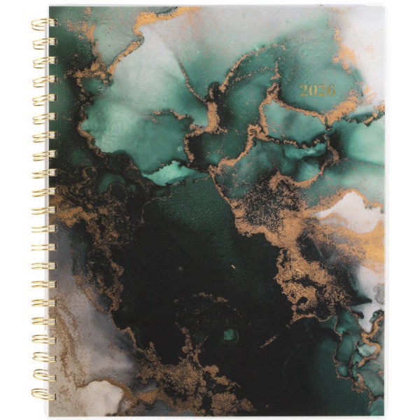 slide 10 of 10, Cambridge® Emerald Isle 2026 Weekly Monthly Planner, Large, 8 1/2"" x 11"", 1 ct