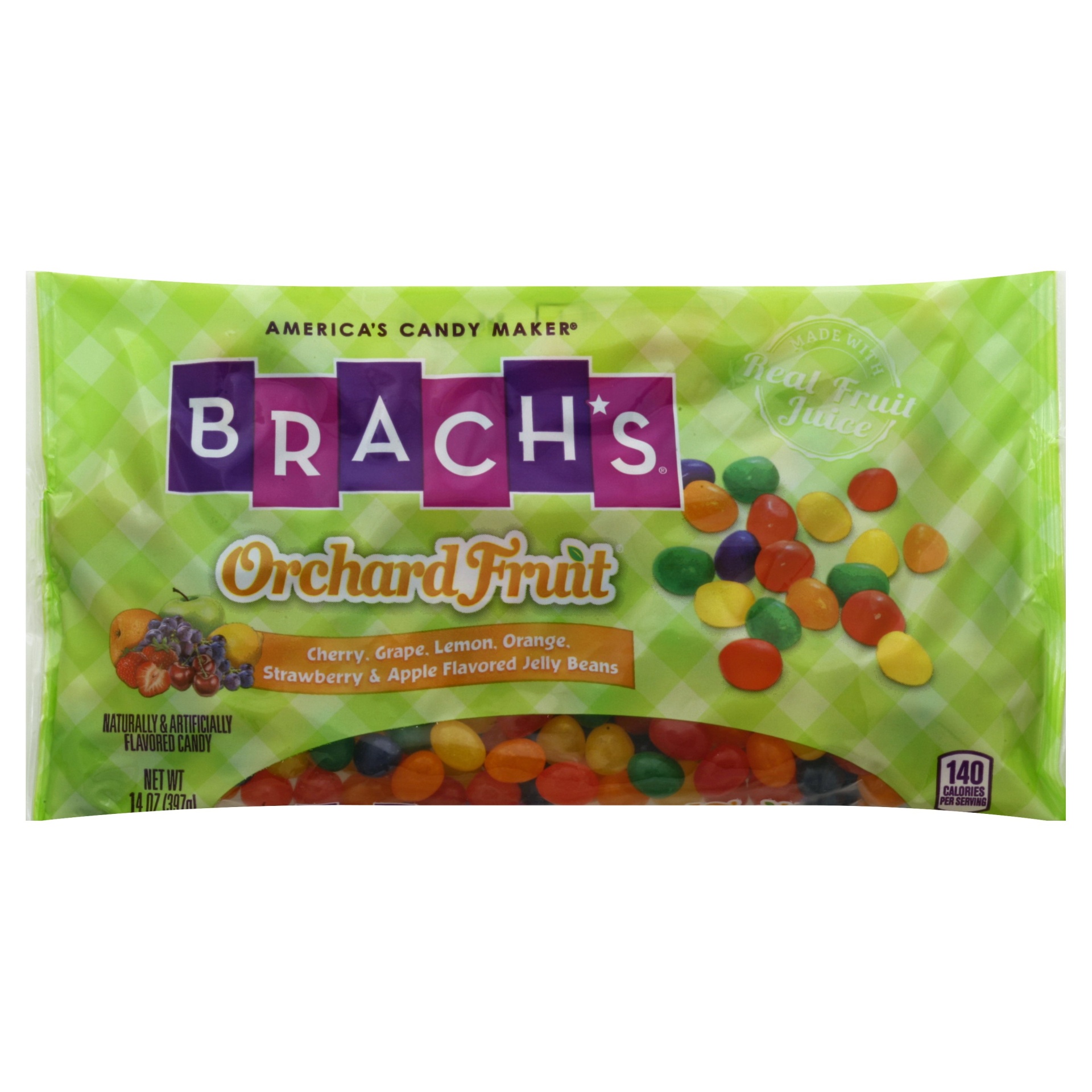 slide 1 of 2, Brach's Orchard Fruit Jelly Beans, 14 oz