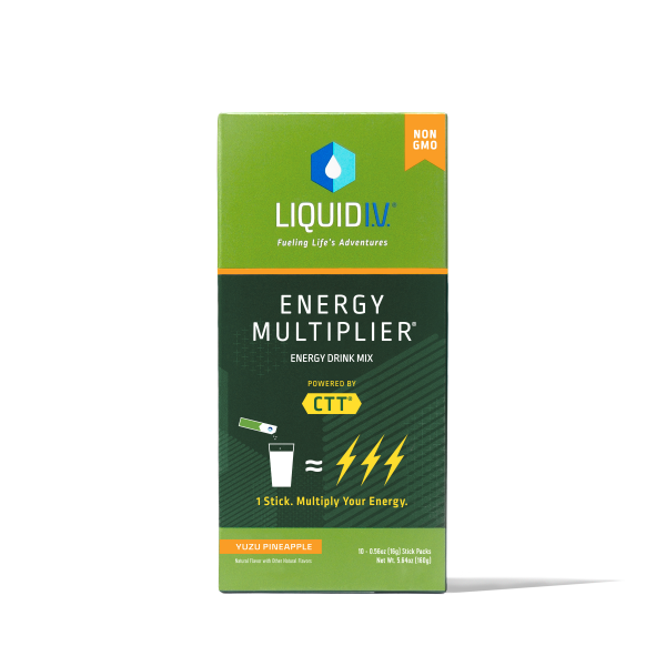 slide 1 of 9, Liquid I.V. Energy Multiplier Yuzu Pineapple - 10 ct, 10 ct