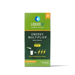Liquid I.V. Energy Multiplier Vegan Powdered Dietary Supplement - Yuzu Pineapple - 5.64oz/10ct
