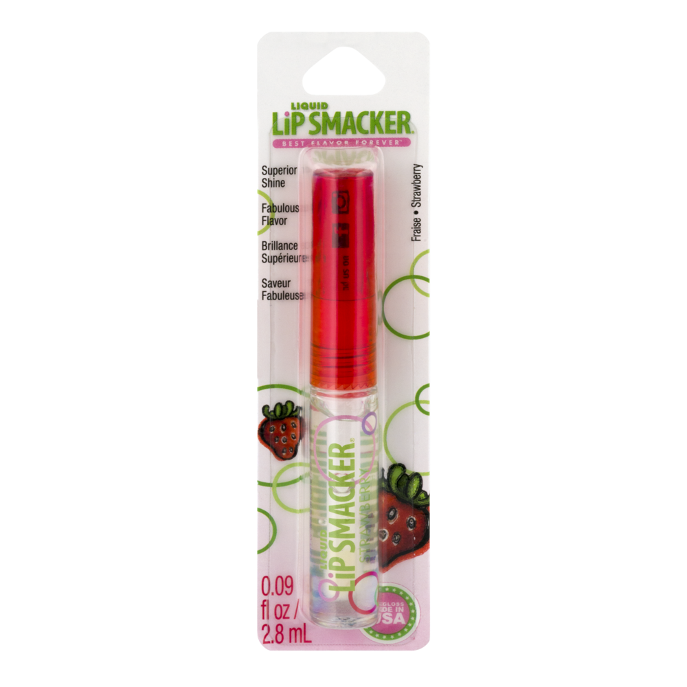 slide 1 of 1, Lip Smacker Strawberry Lip Gloss, 1 ct