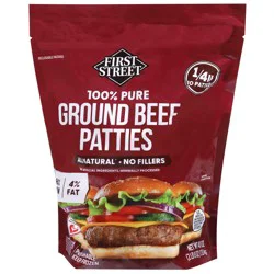 First Street 96/4 Beef Patties