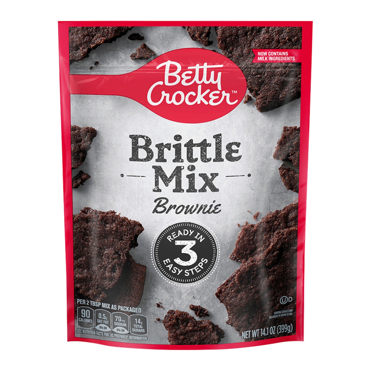 slide 1 of 1, Betty Crocker Ready to Bake Brittle Mix, Brownie, 14 oz, 14.1 oz