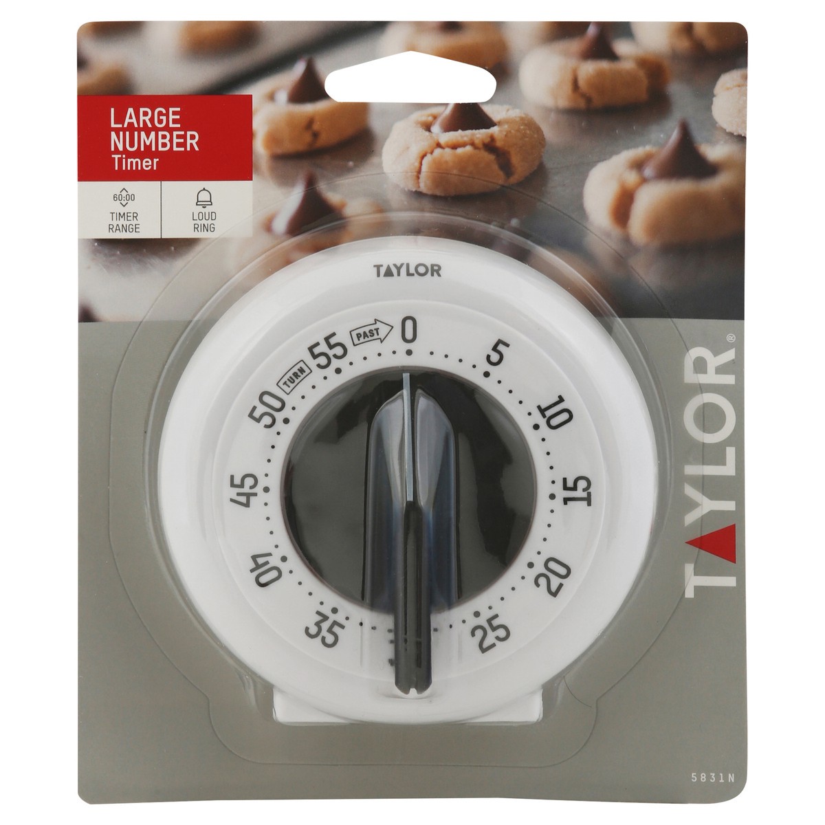 slide 1 of 9, Taylor Mechanical Timer - White, 1 ct