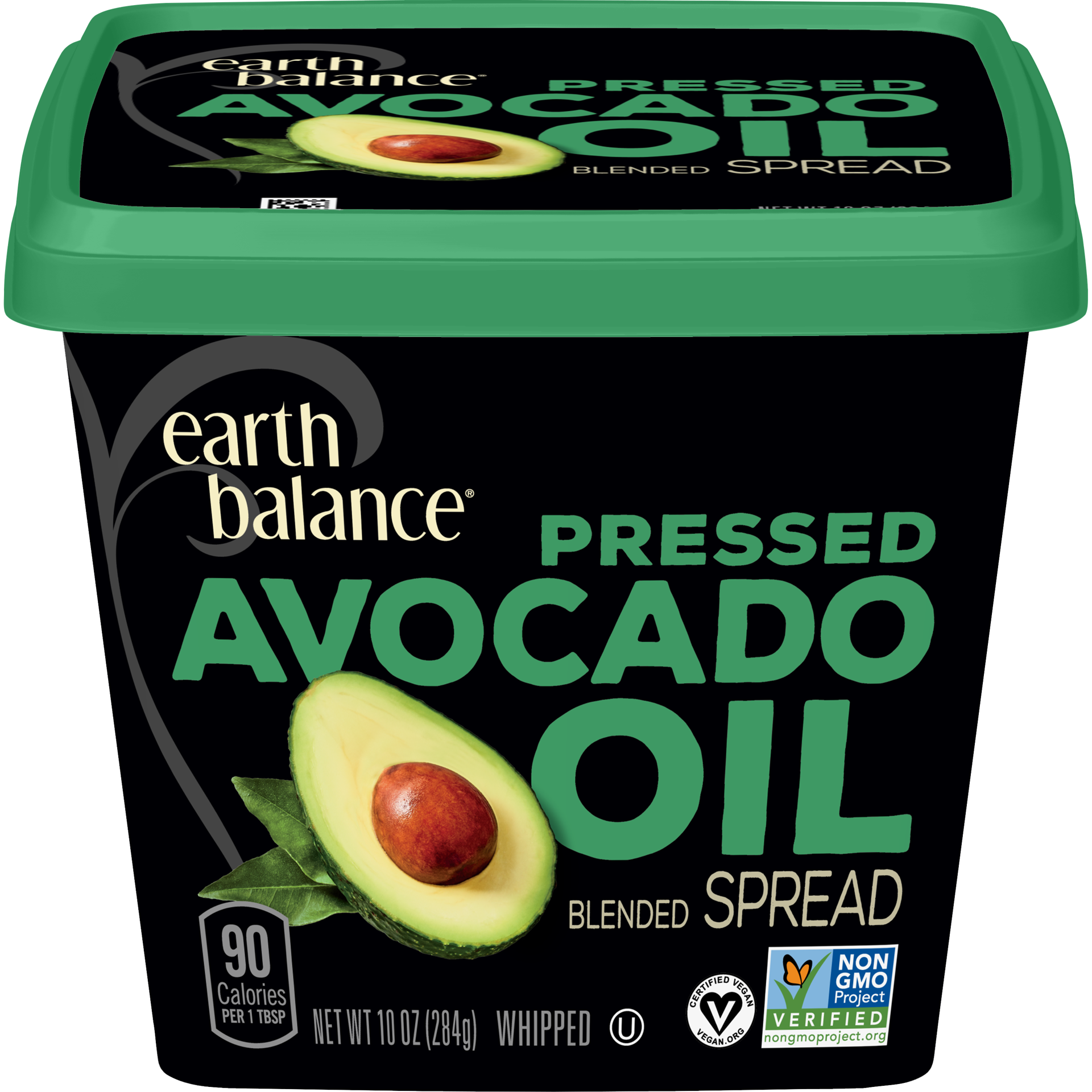 slide 2 of 7, Earth Balance Pressed Avocado Oil Blended Spread, 10 oz., 10 oz
