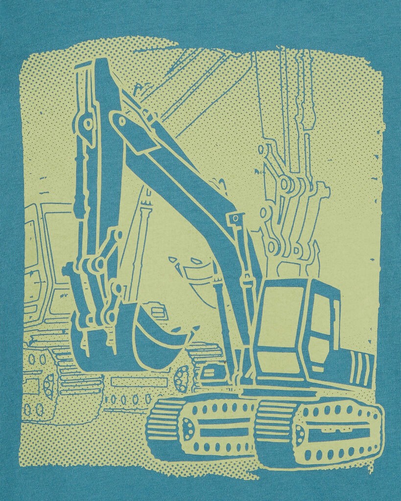 slide 2 of 2, Oshkosh Toddler Builder Graphic Tee Blue 4T, 1 ct