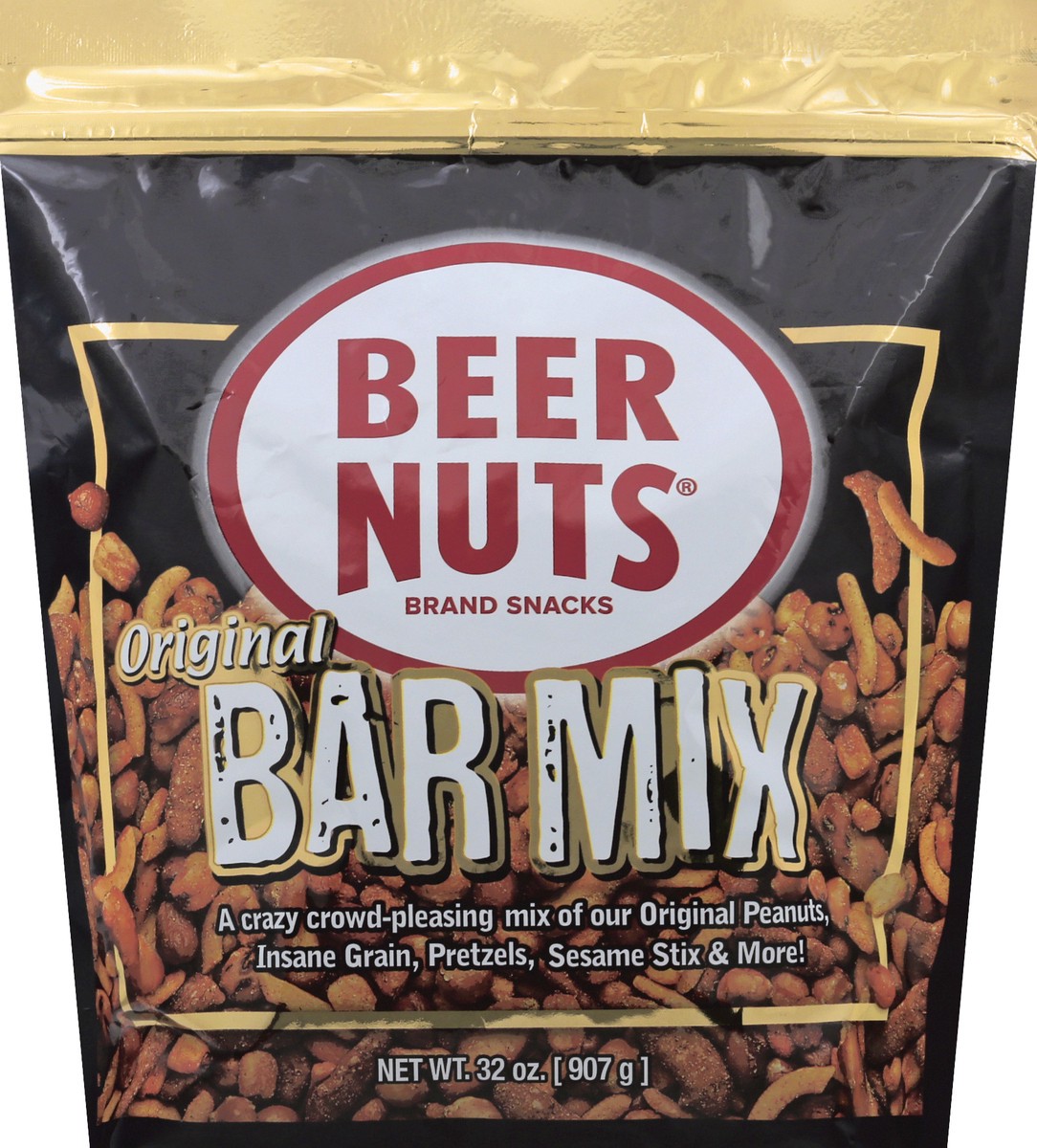 slide 1 of 8, Beer Nuts Bag Bar Mix, 32 oz