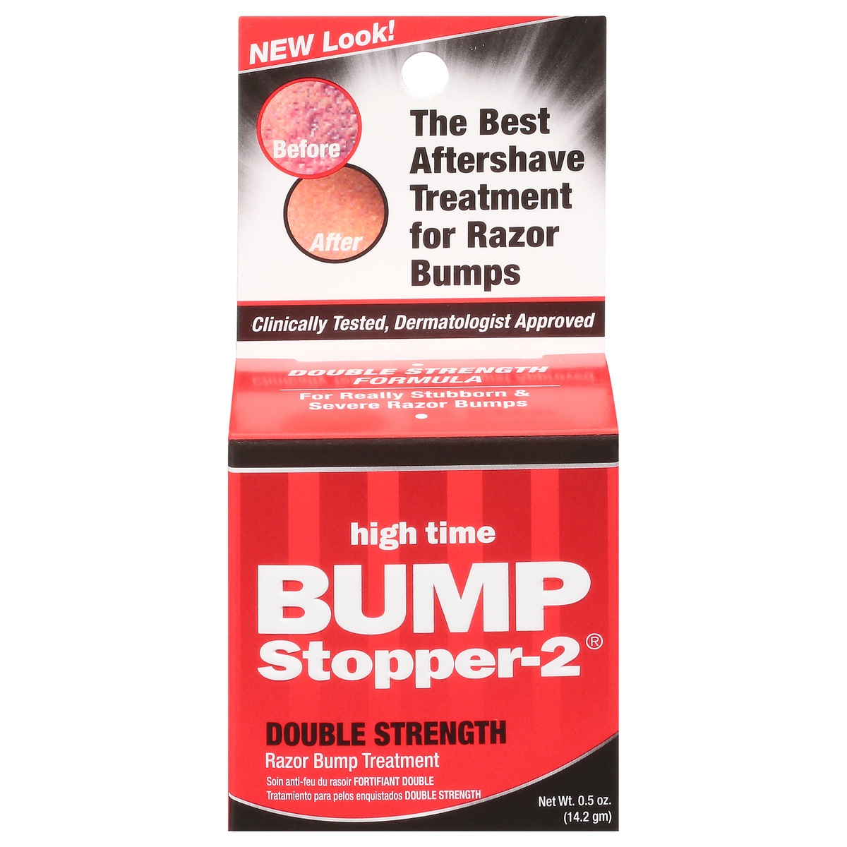 slide 1 of 1, High Time Bump Stopper-2 Double strength Razor Bump Treatment 0.5 oz, 0.5 oz