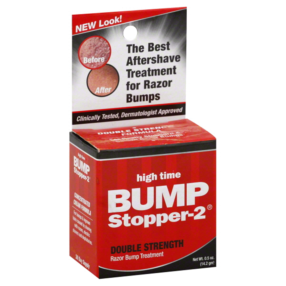 slide 1 of 1, Bump Stopper-2 Double Strength Razor Bump Treatment, 0.5 oz