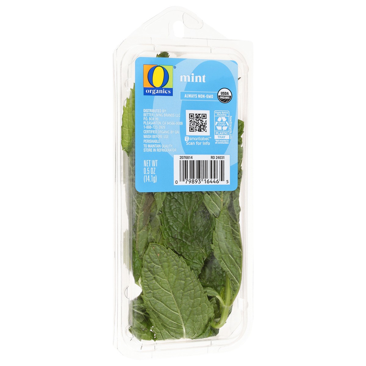 slide 5 of 11, O Organics Mint Fresh 0.5 Ounce - .5 OZ, 0.5 oz