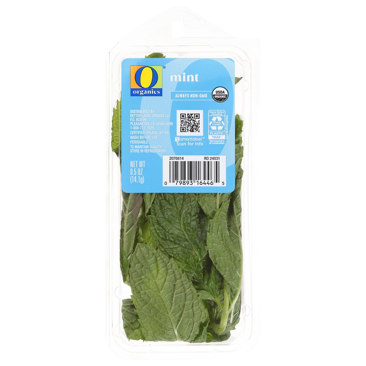 slide 1 of 11, O Organics Mint Fresh 0.5 Ounce - .5 OZ, 0.5 oz