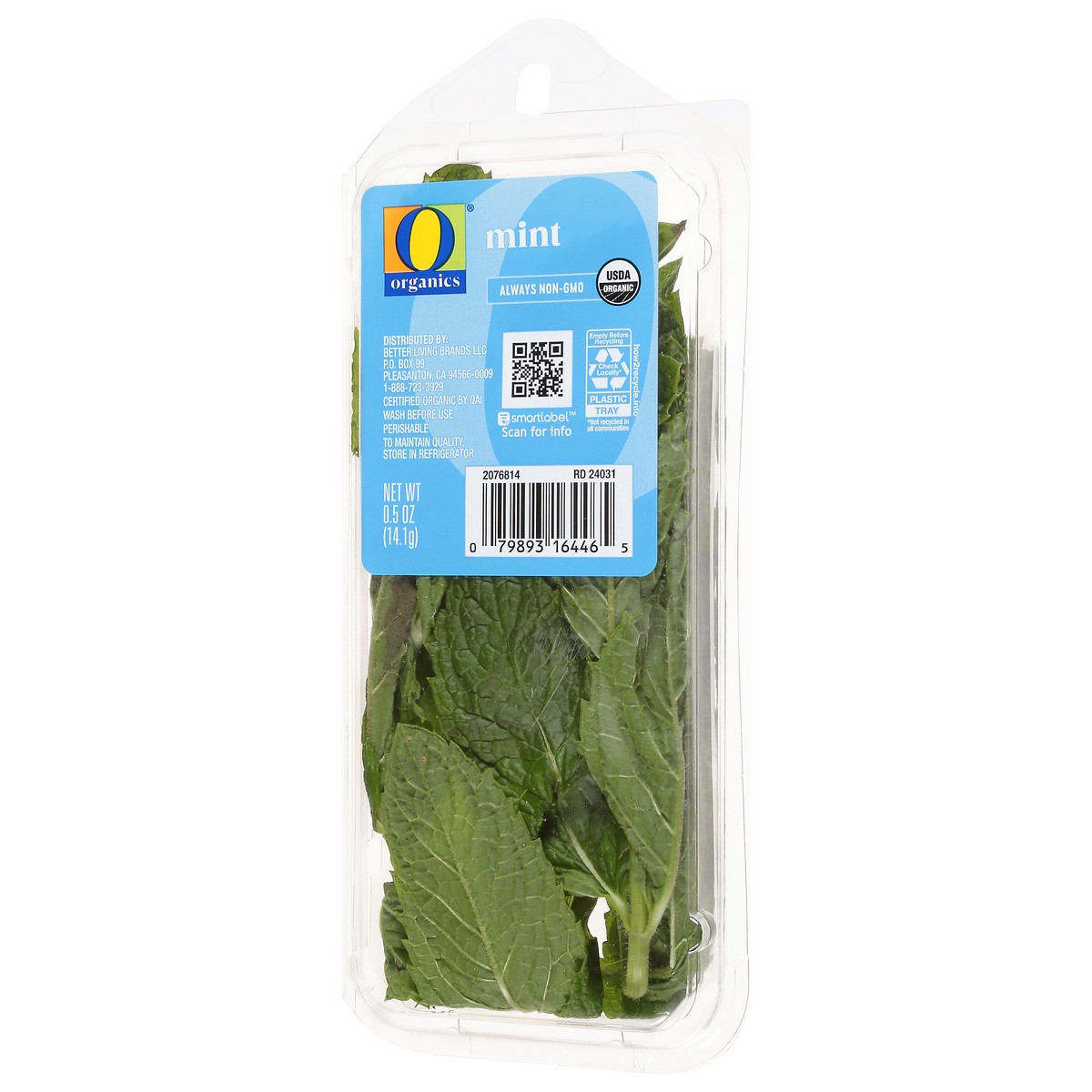 slide 9 of 11, O Organics Mint Fresh 0.5 Ounce - .5 OZ, 0.5 oz