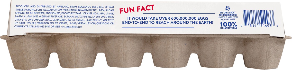 slide 3 of 11, Eggland's Best Pasture Raised Large Brown Eggs, 12 count, 12 ct