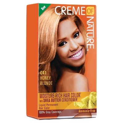 slide 1 of 1, Crme of Nature Moisture Rich Hair Color C41 Honey Blonde Kit, 1 ct