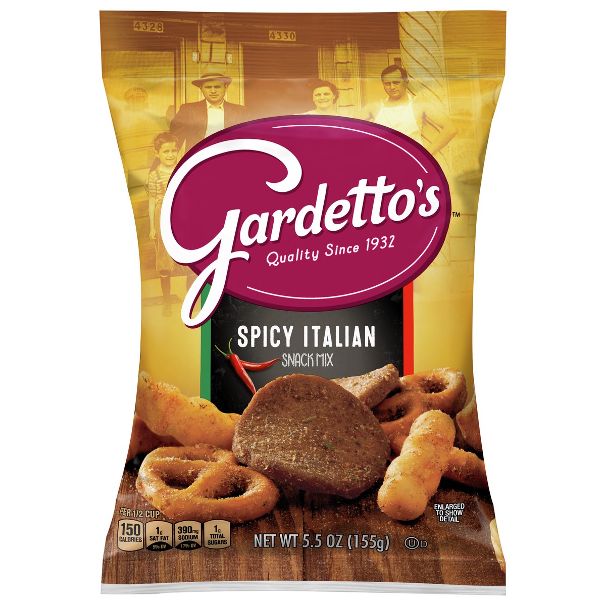 slide 1 of 10, Gardetto's Snack Mix, Spicy Italian, 5.5 oz
