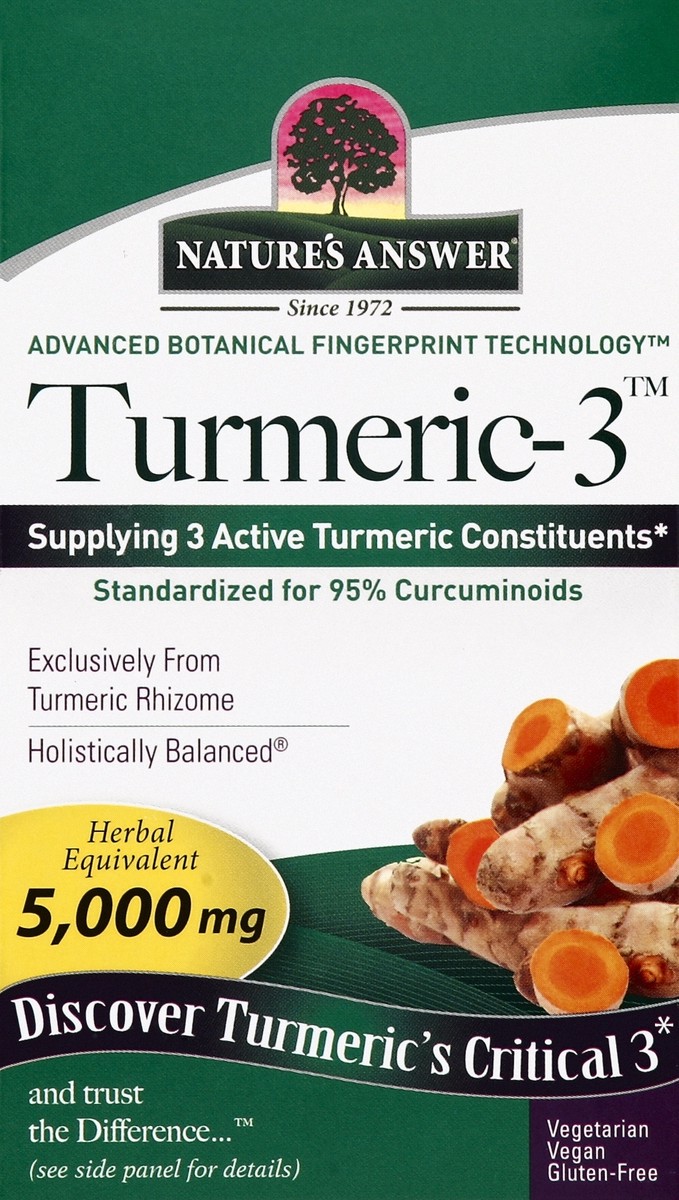 slide 1 of 4, Nature's Answer Turmeric-3 90 ea, 90 ct