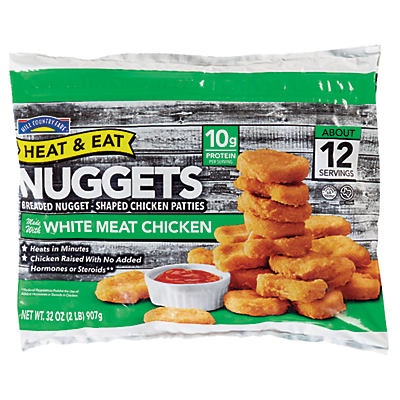 slide 1 of 1, Hill Country Fare Heat & Eat Chicken Nuggets, 32 oz