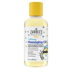 Zarbee's Naturals Lavender And Chamomile Baby Calming Massage Oil - 4 Fl. Oz.