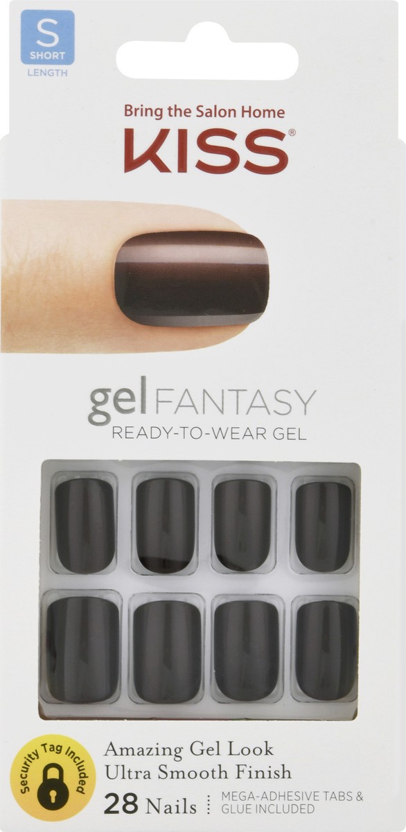 slide 7 of 11, Kiss Short Length Fantasy Collection Gel Nail Kit 1 ea, 1 ct