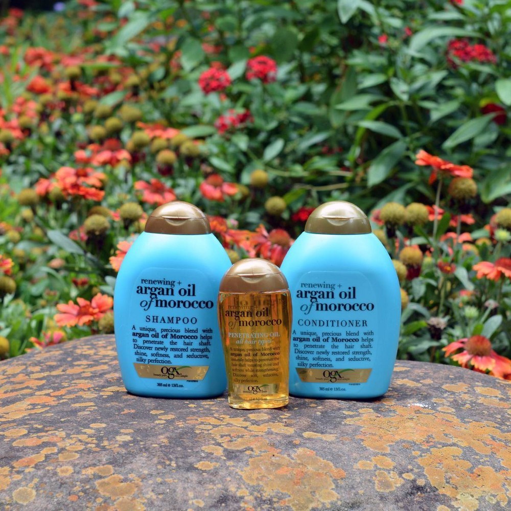 slide 4 of 4, OGX Renewing + Argan Oil of Morocco Conditioner 13 fl oz, 13 fl oz