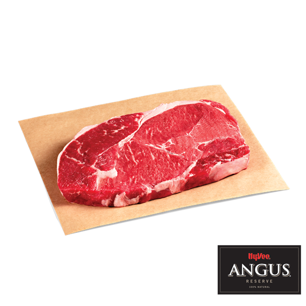 slide 1 of 1, Hy-Vee Angus Reserve Beef Loin Boneless Sirloin Steak, per lb