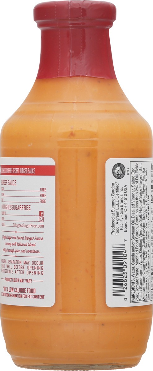 slide 8 of 9, G/Hughes Burger Secret Sce Sgr/Free, 16 oz
