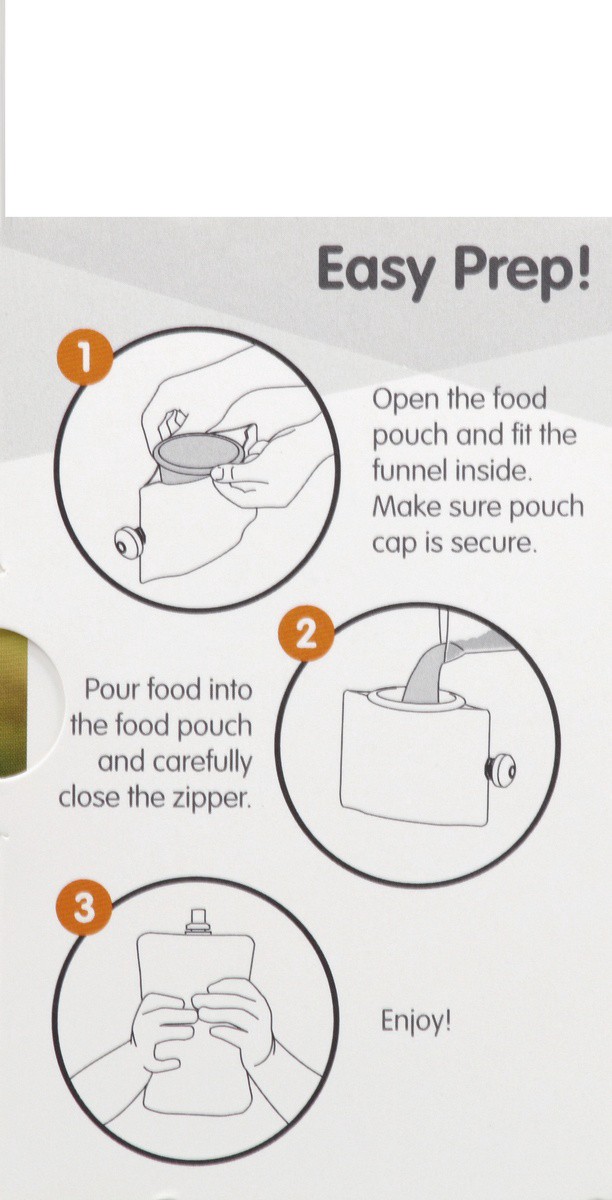 slide 3 of 4, Baby Brezza Reusable Food Pouches, 10 ct