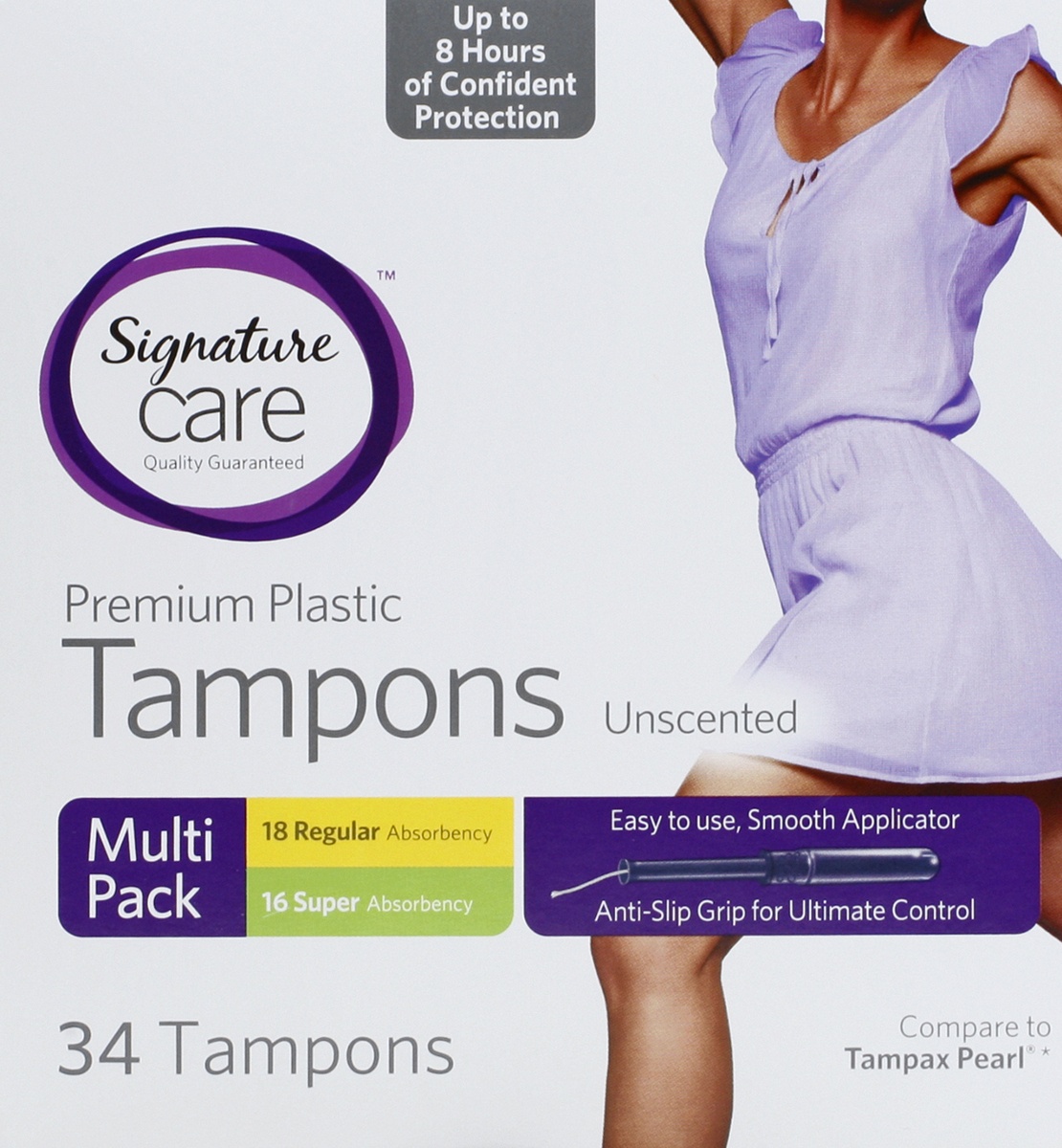 Tampax Tampons, Unscented, Triple Pack 34 Ea, Feminine Care