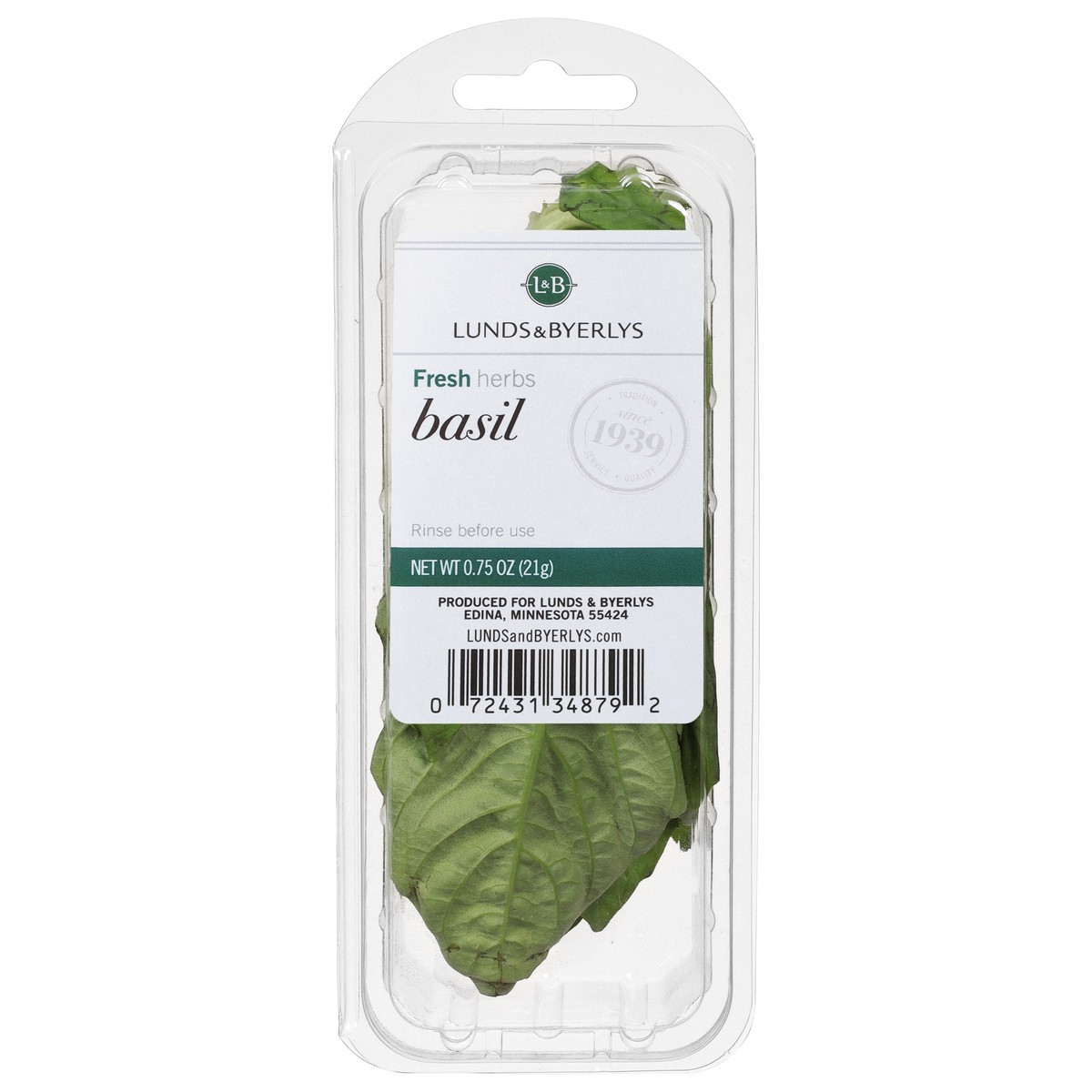 slide 8 of 9, L&B Lunds & Byerlys Fresh Herbs Basil 0.75 oz, 0.75 oz