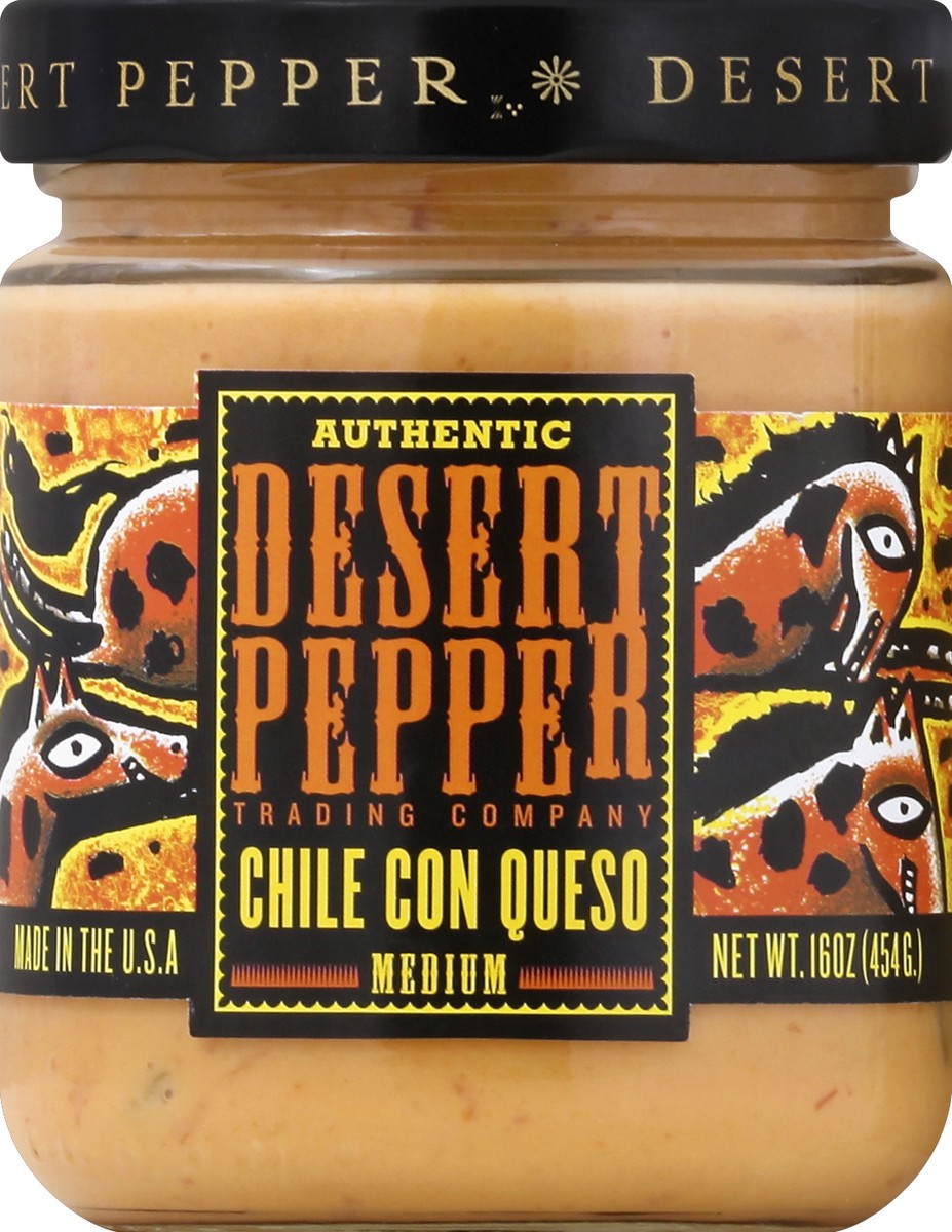 slide 2 of 3, Desert Pepper Trading Desert Pepper Dip Pinto Bean Medium Hot Jar - 16 Oz, 16 oz