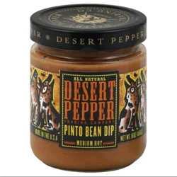 Desert Pepper Trading Desert Pepper Dip Pinto Bean Medium Hot Jar - 16 Oz