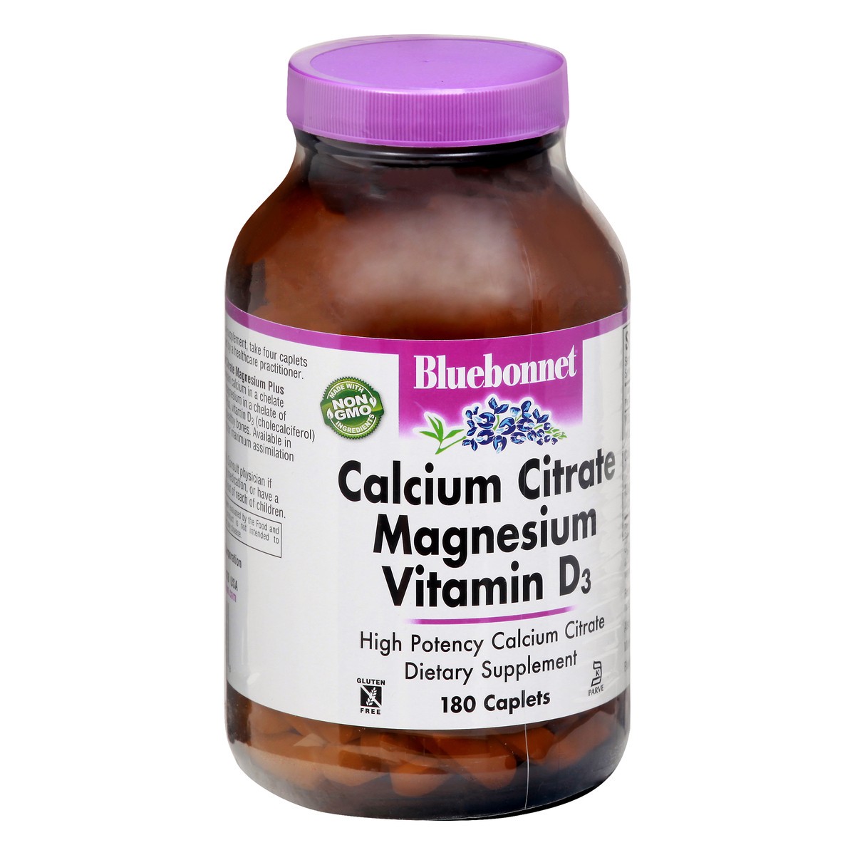 slide 2 of 12, Bluebonnet Nutrition Caplets Calcium Citrate Magnesium Vitamin D3 180 ea, 180 ct