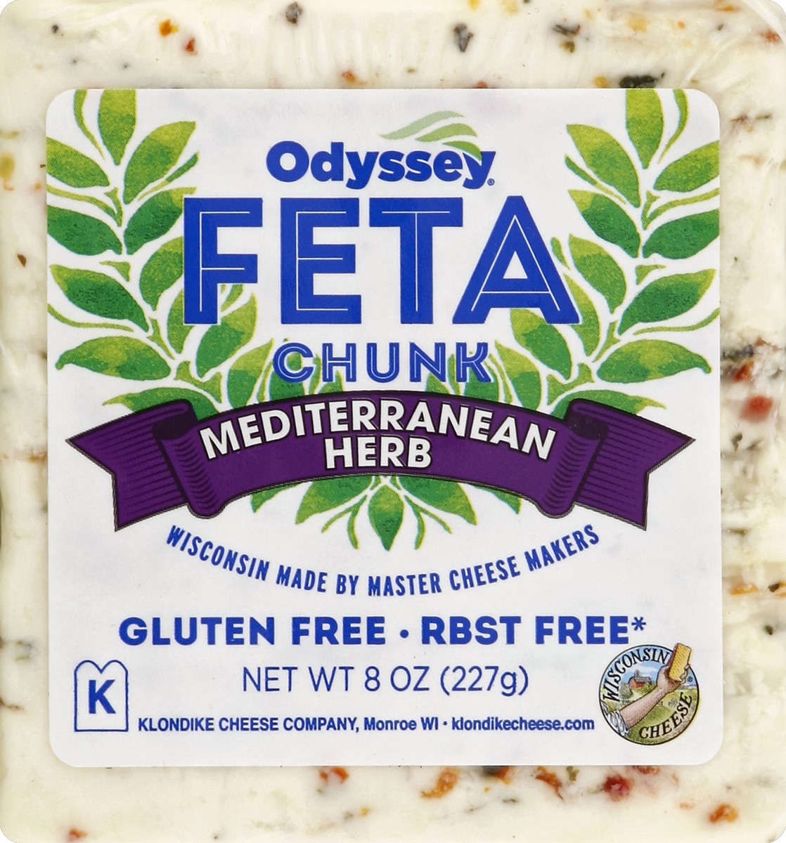 slide 5 of 5, Odyssey Herb Greek Feta Cheese, 8 oz
