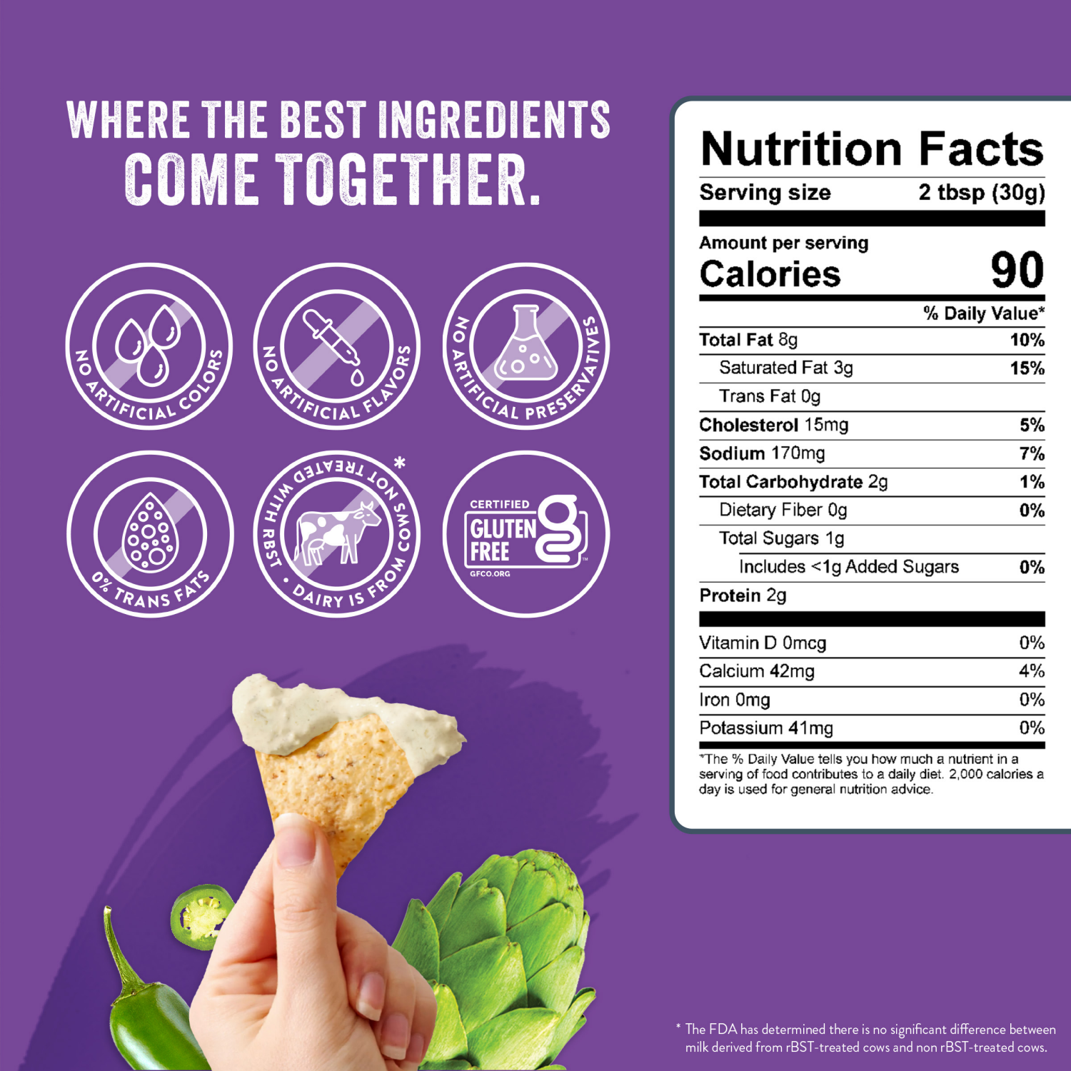 slide 5 of 6, La Terra Fina Artichoke & Jalapeno Dip & Spread 10 oz, 10 oz