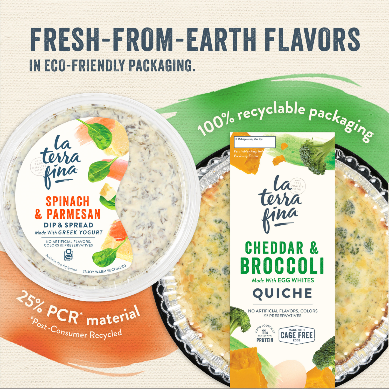 slide 4 of 4, La Terra Fina Spinach & Parmesan Dip & Spread 10 oz, 10 oz