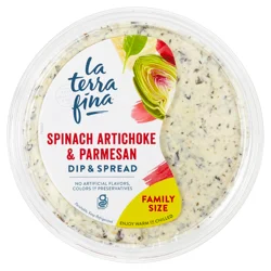 La Terra Fina Spinach Artichoke & Parmesan Dip Family Size 16 oz