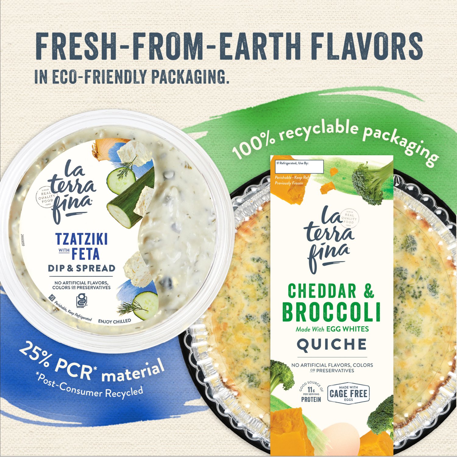 slide 6 of 6, La Terra Fina Tzatziki with Feta Dip & Spread 10 oz, 10 oz