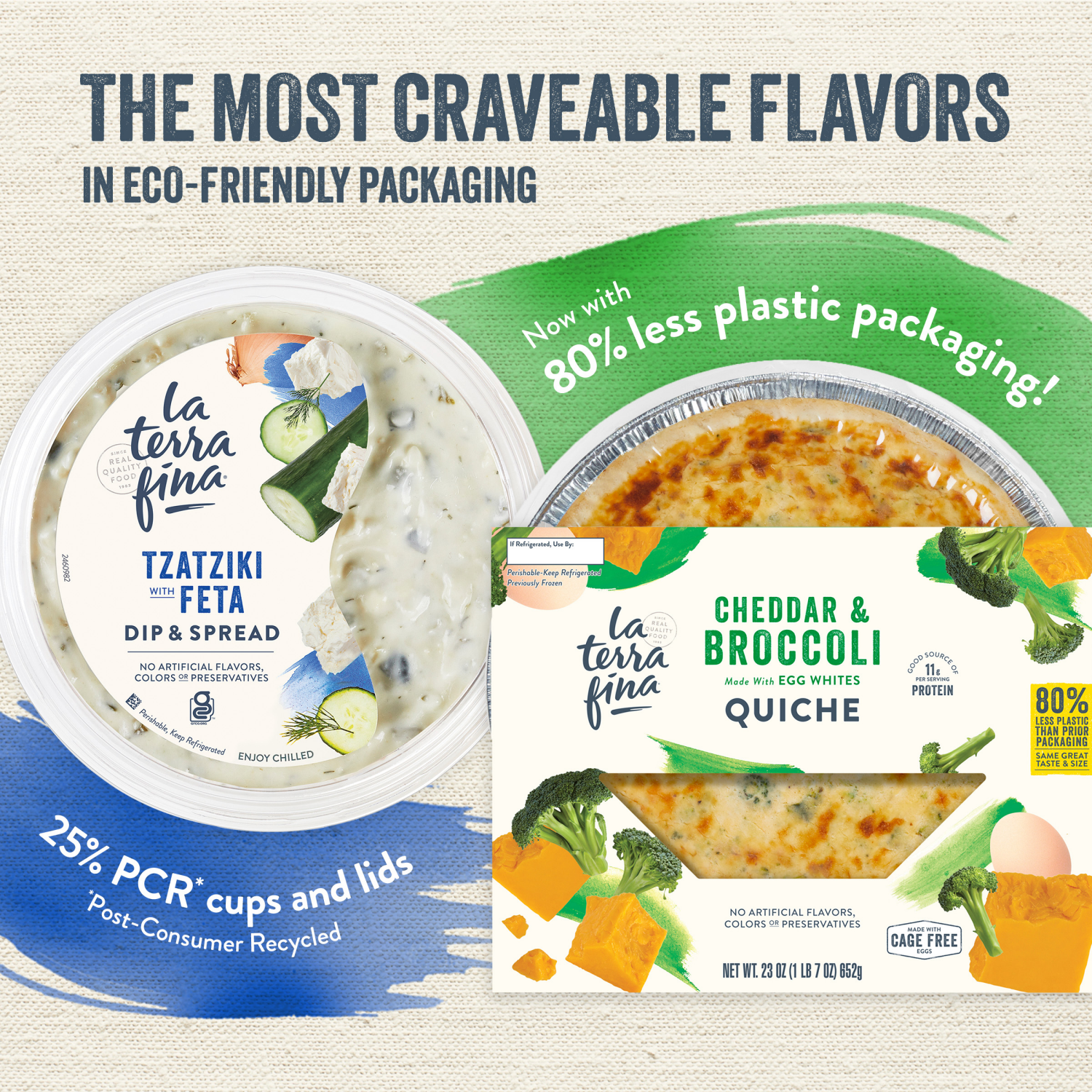 slide 6 of 6, La Terra Fina Tzatziki with Feta Dip & Spread 10 oz, 10 oz