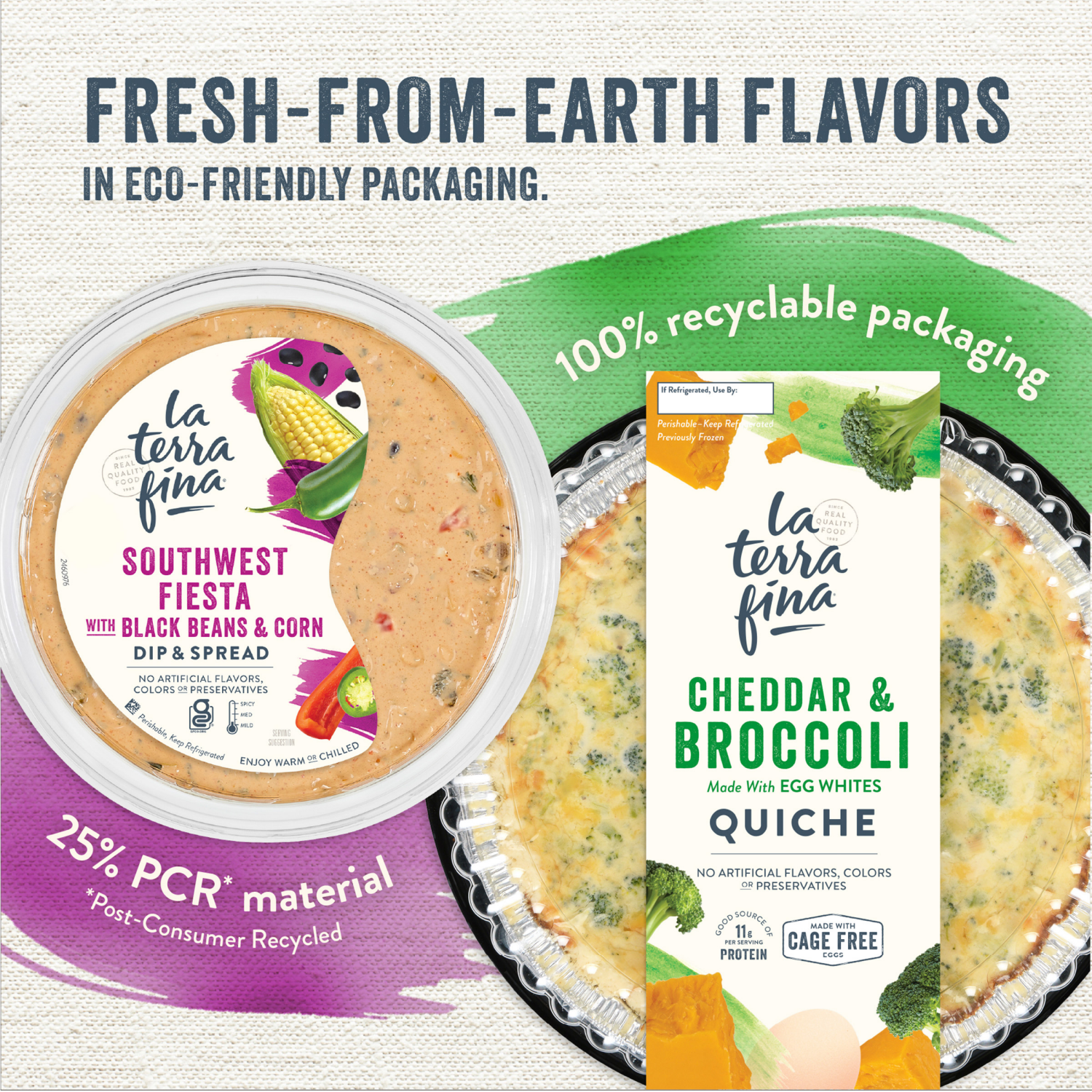 slide 6 of 6, La Terra Fina Southwest Fiesta with Black Beans & Corn Dip & Spread 10 oz, 10 oz